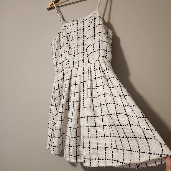 NWT BCBGeneration Plaid Skater Mini Dress Size 8 - Picture 3 of 10